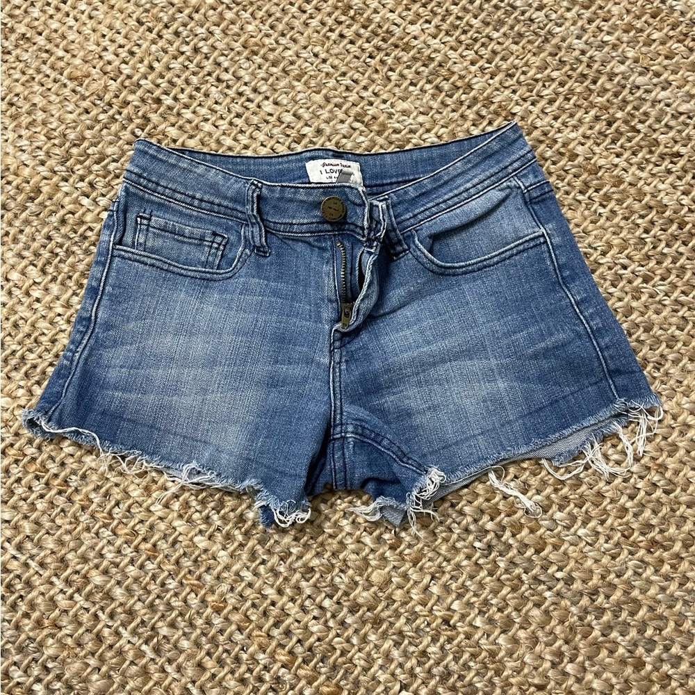 I LOVE H81 Denim Shorts